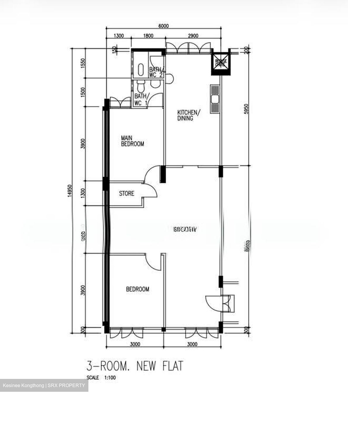 Blk 450 Clementi Avenue 3 (Clementi), HDB 3 Rooms #554539861